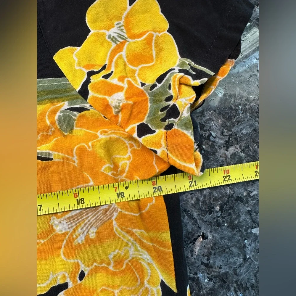 Vintage Peppermint Bay Y2K Midi Maxi Dress Butterfly Floral Resort Beach Size XL - Picture 11 of 13